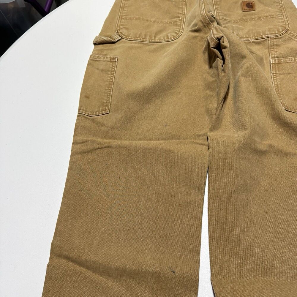 Lot of 3 Carhartt Pants Men's 32x32 Loose Original Fit Carpenter Canvas Work - Picture 15 of 16